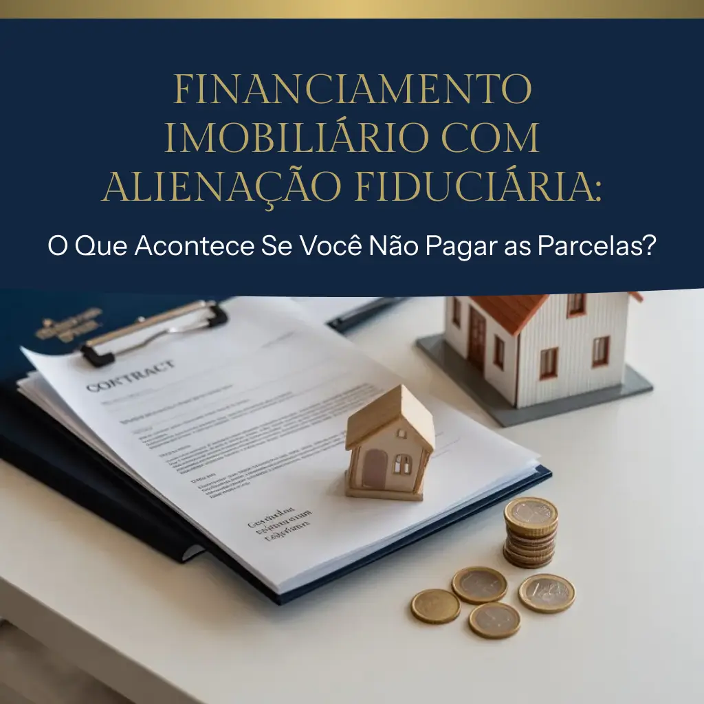 Pessoa analisando contrato de financiamento imobiliário com parcelas em atraso
